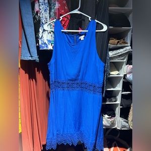 Xhilaration Blue XXL Dress